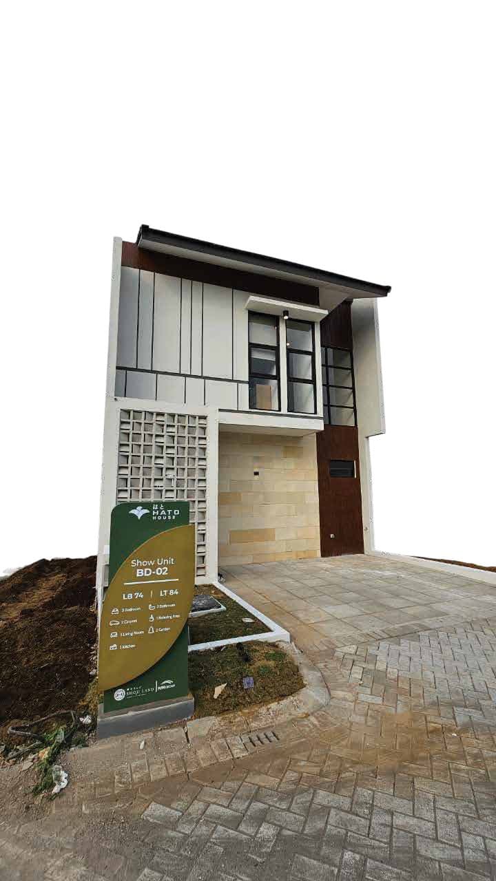 Tampak Depan Hato House Plus